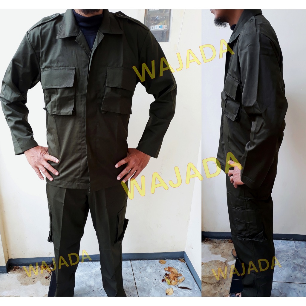 Setelan PDL Menwa / Setelan PDL TNI / Baju PDL IARMI / Pakaian Dinas Lapangan MENWA