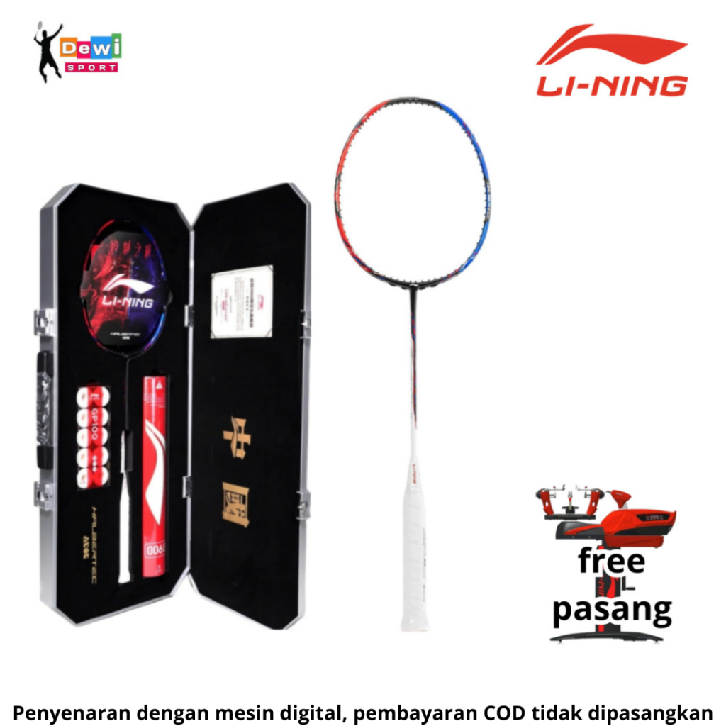 Raket Badminton Li-Ning HALBERTEC 9000 BOX SET / HALBERTEC 8000 SET BOX