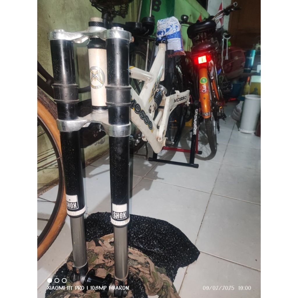 frame sepeda gunung mtb fullsus full suspension old vintage retro downhill rare langka mosso i-Bay d