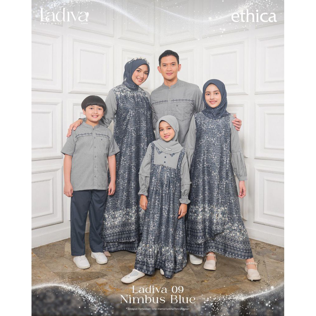 SARIMBIT LADIVA NIMBUS BLUE 2026/SARIMBIT ETHICA LEBARAN 2026 /BAJU LEBARAN TERBARU