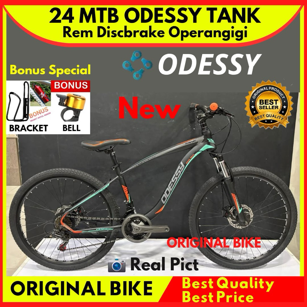 Sepeda Gunung 24 MTB ODESSY TANK Rem Discbrake Operangigi New