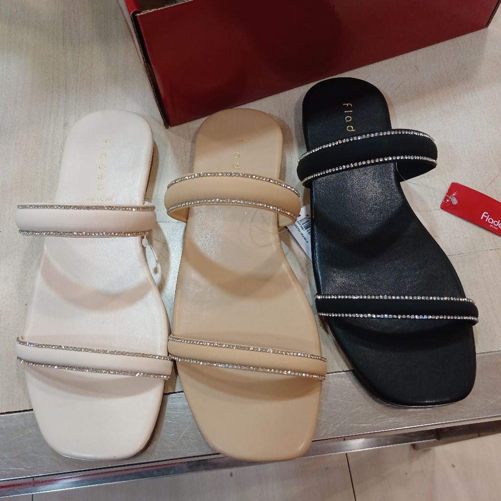 sandal flat wanita FLADEO ori dari matahari