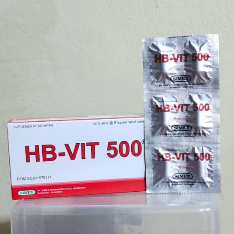 HB-VIT 500 / HB Vit 500 /  hb vit 500 hbvit HB FIT kaplet - mencegah anemia pada ibu hamil dan menyu