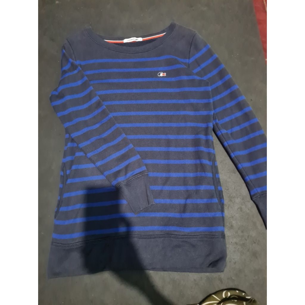crewneck lacoste salur second,crewneck lacoste salur preloved