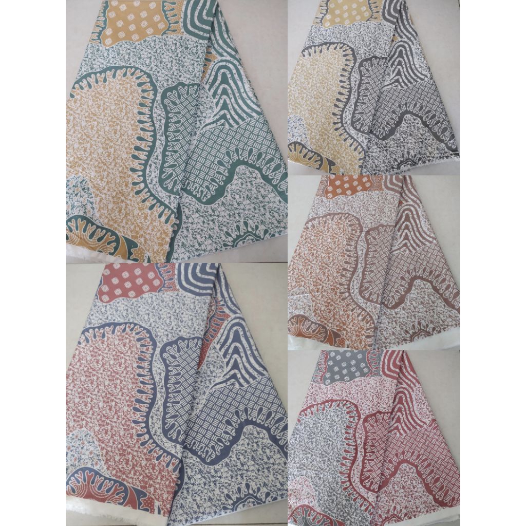 Lemah Teles Kain Batik Trr Sarimbit Pekalongan Halus