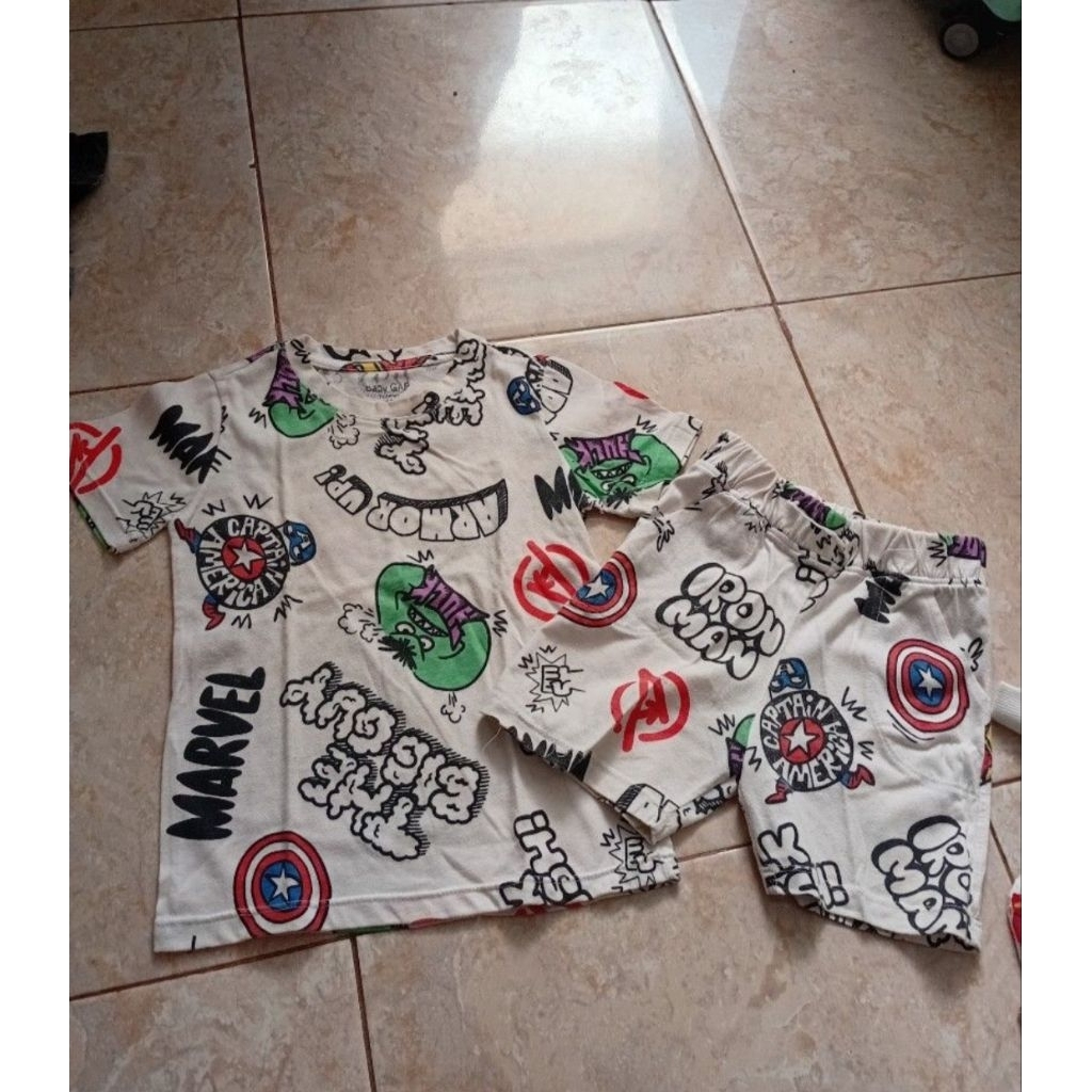 preloved one set baju anak