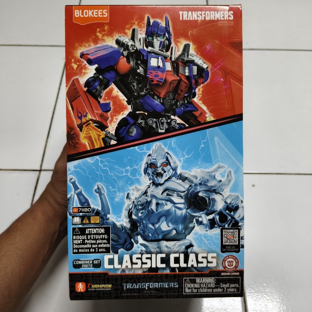 Blokees Classic Class Transformers Optimus Prime EX & Megatron Frozen