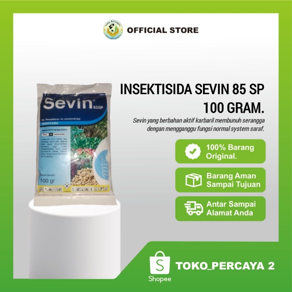 INSEKTISIDA SEVIN 85 SP 100GRAM.