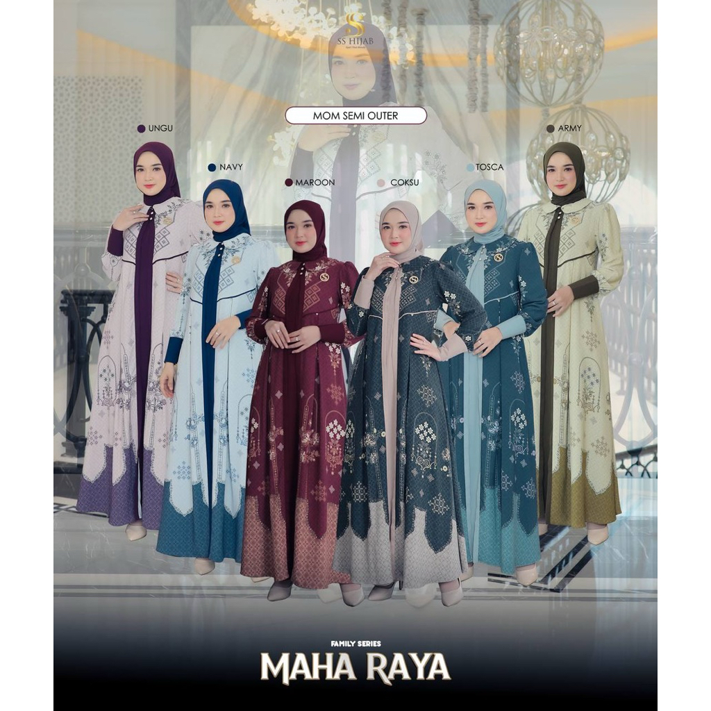 PRE ORDER SARIMBIT MAHARAYA BY SS HIJAB LEBARAN 2026