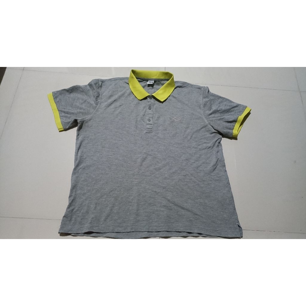 Kaos Kerah Fubu Grey Yellow XL