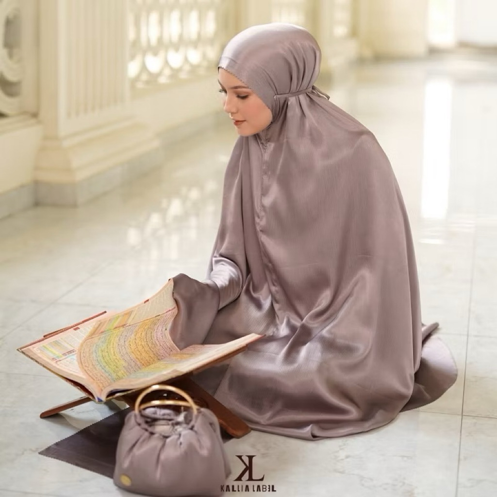 Kallia Label Aleesha Prayer Set | Mukena Laser Cut