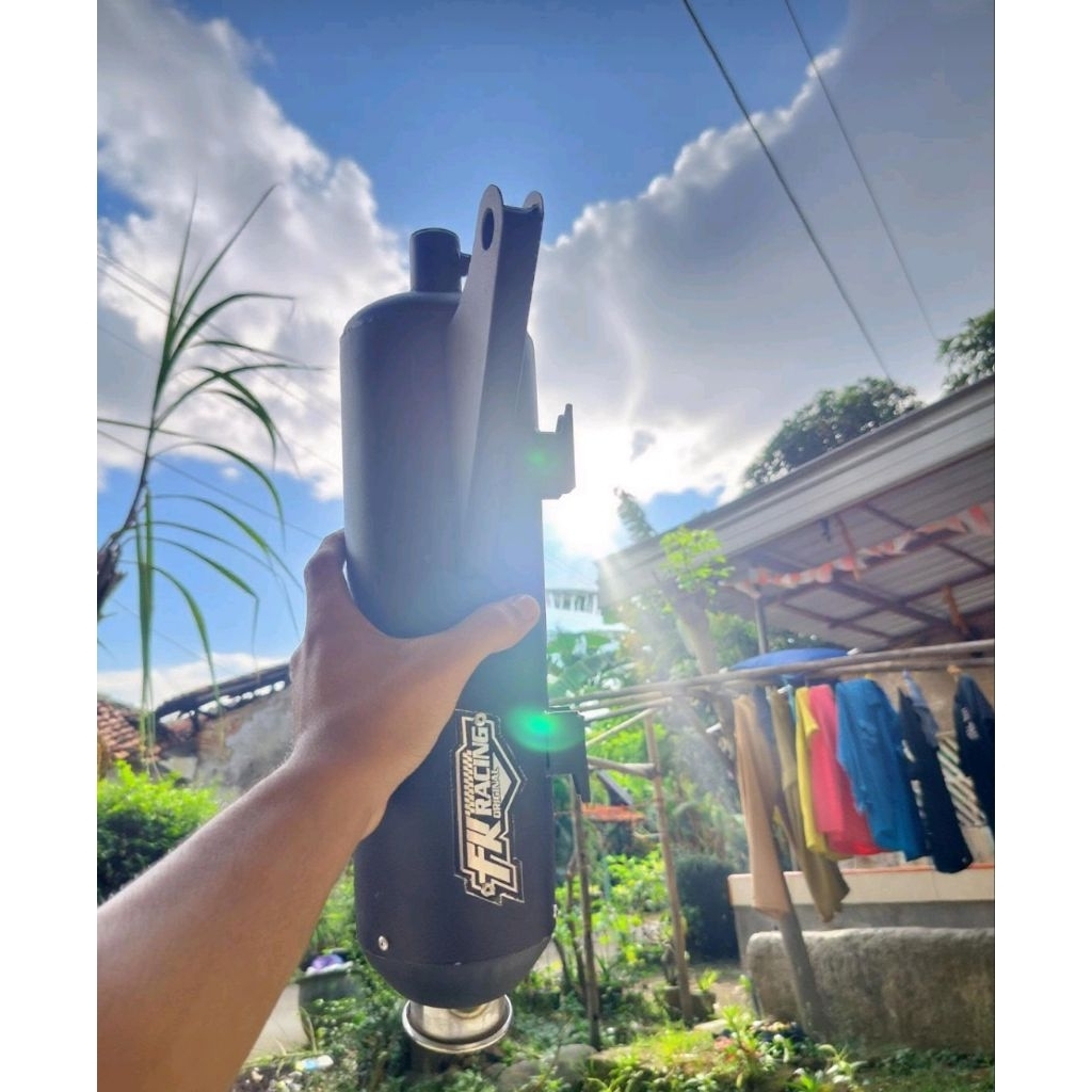 knalpot std FK racing suara ngebas adem,moncong kinoci