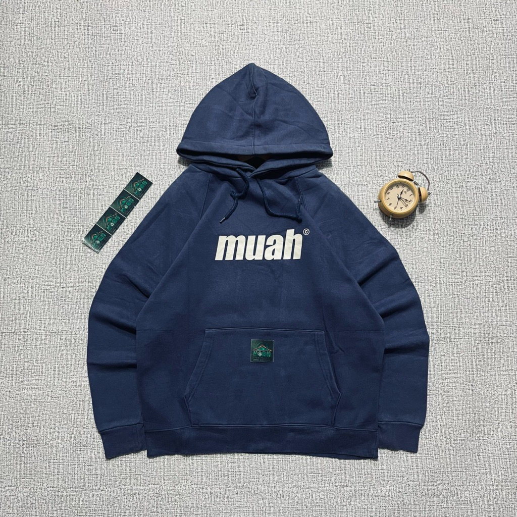 Hoodie Muahmuah Brand Original 013 Size L | Crewneck | Jacket | Bomber | Tracktop | Outdoor | Atasan