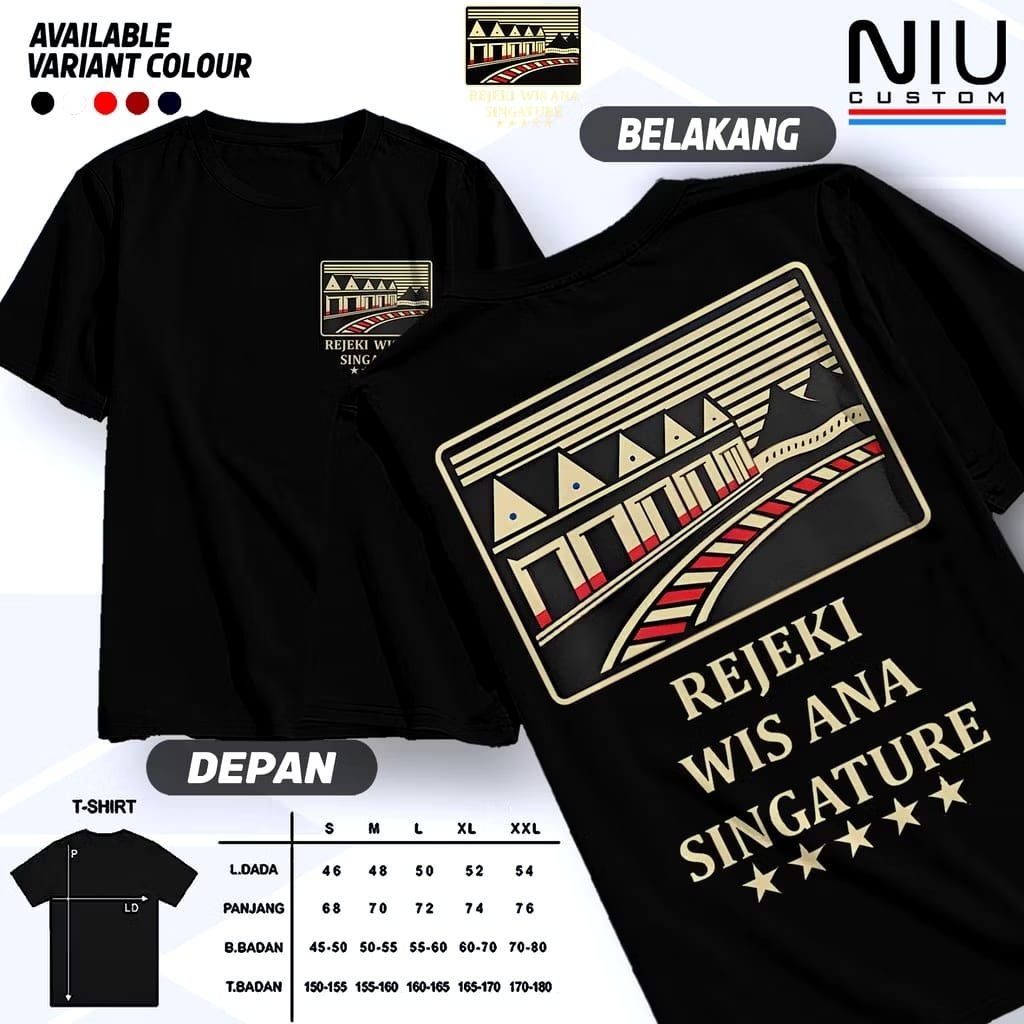 Kaos Rejeki Wis Ana Yang Singature