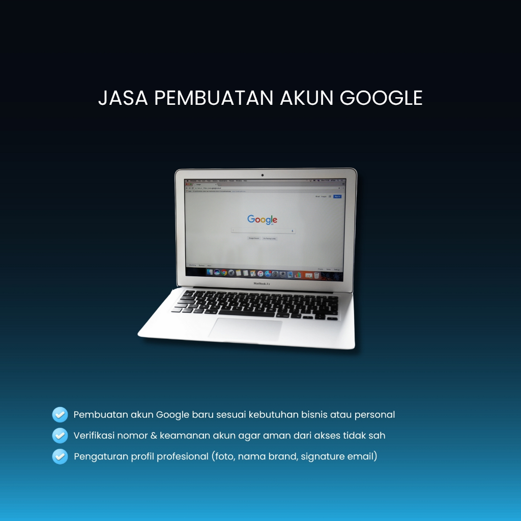 Jasa Pembuatan Akun Google