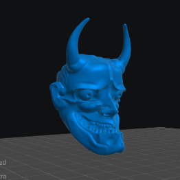 Headsculpt Head HS Demon Devil Mask untuk Kitbash Action Figure shf figma Marvel Legends Damtoys Mcf