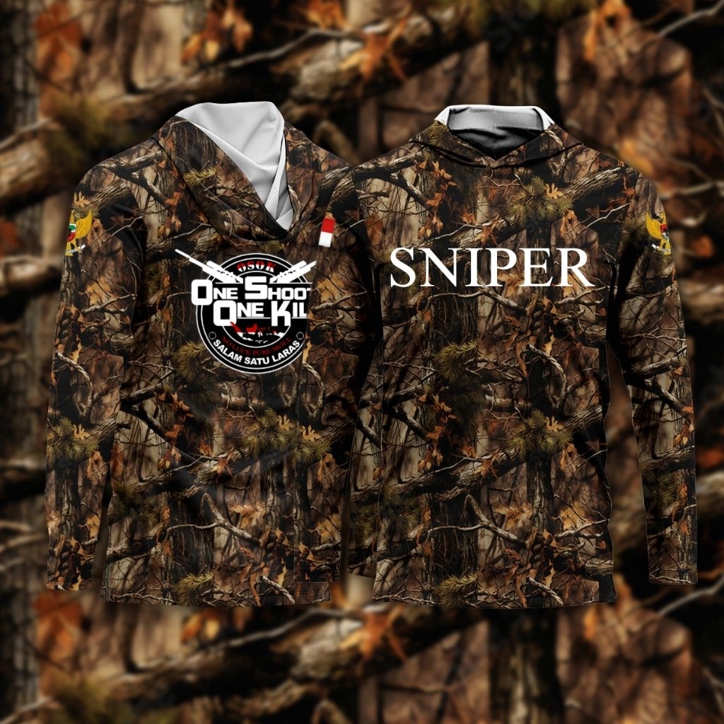 baju camo sniper/baju camuflase sniper/Jersey berburu