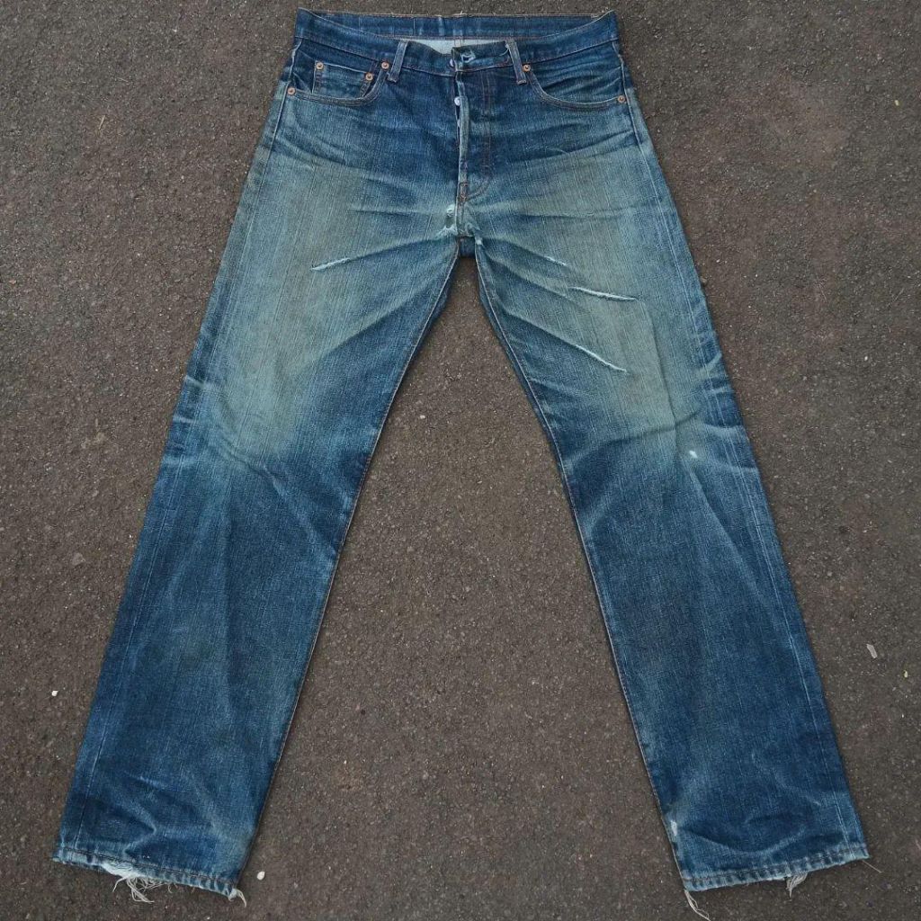 Vtg 90's Levi's 501 Big E Redline Selvedge 110 Years Anniversary Rare Made In USA