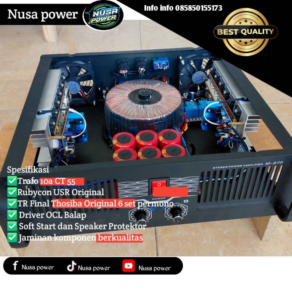 power rakitan 10 ampere ct 55 balap
