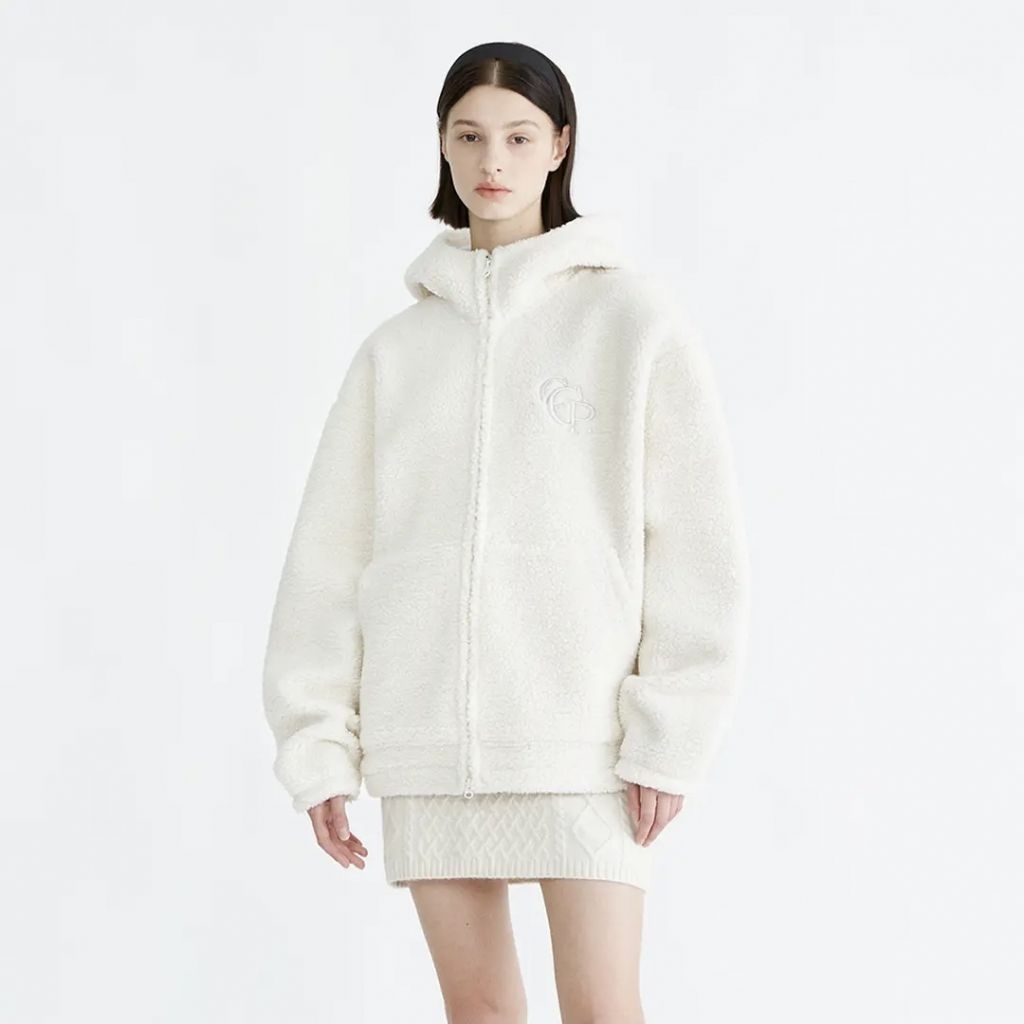 Codegraphy Heavy Faux Sherpa Hoodie