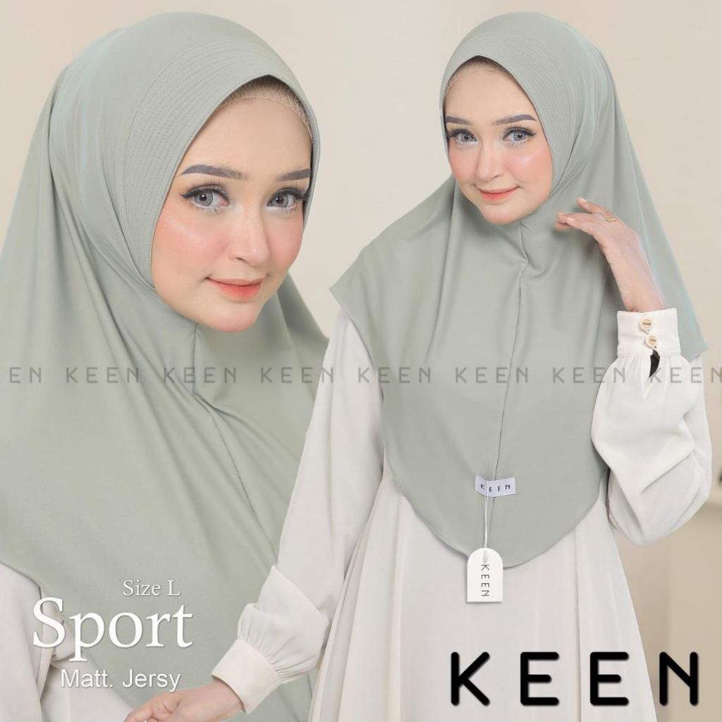Daily Hijab Sport Bergo Keen size L