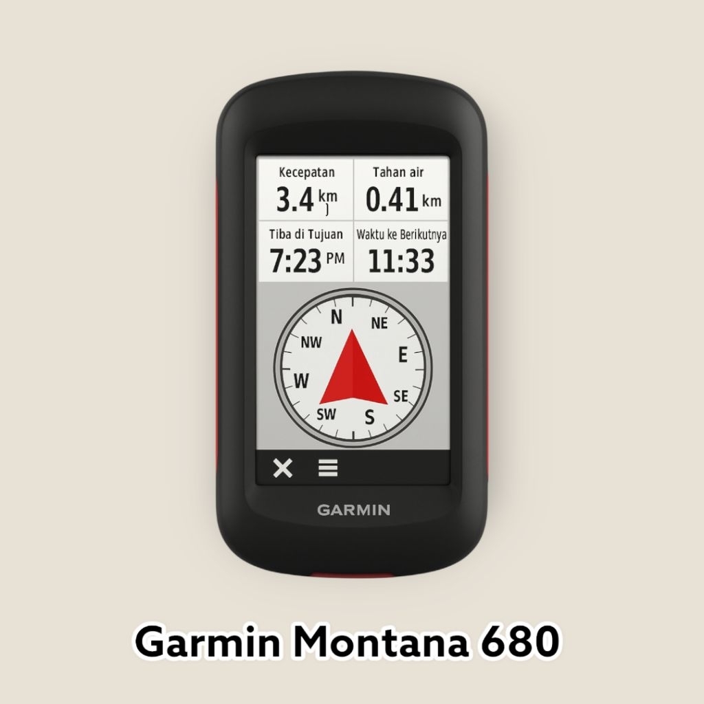 GPS Garmin Montana 680 second komplit