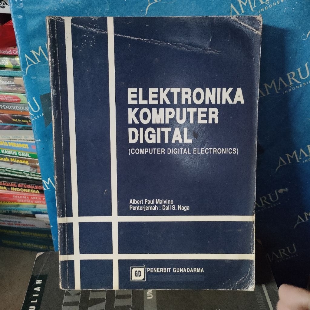 ORIGINAL BUKU ELEKTRONIKA KOMPUTER DIGITAL ALBERT PAUL MALVINO GUNADARMA