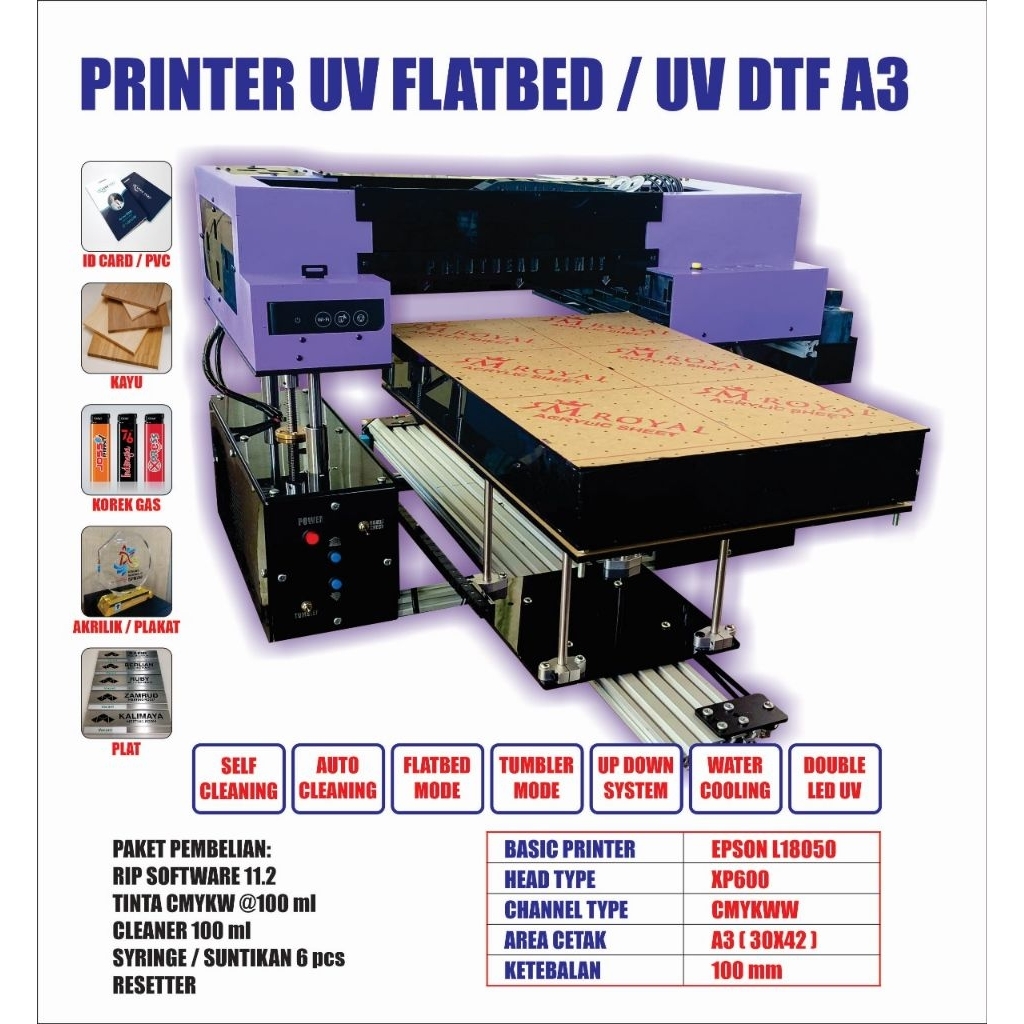Printer UV Flatbed L18050 XP600