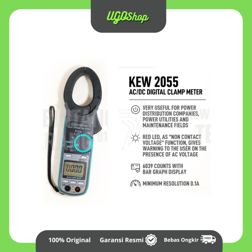 Kyoritsu 2055 Digital Clamp Meter/ Tang Amper