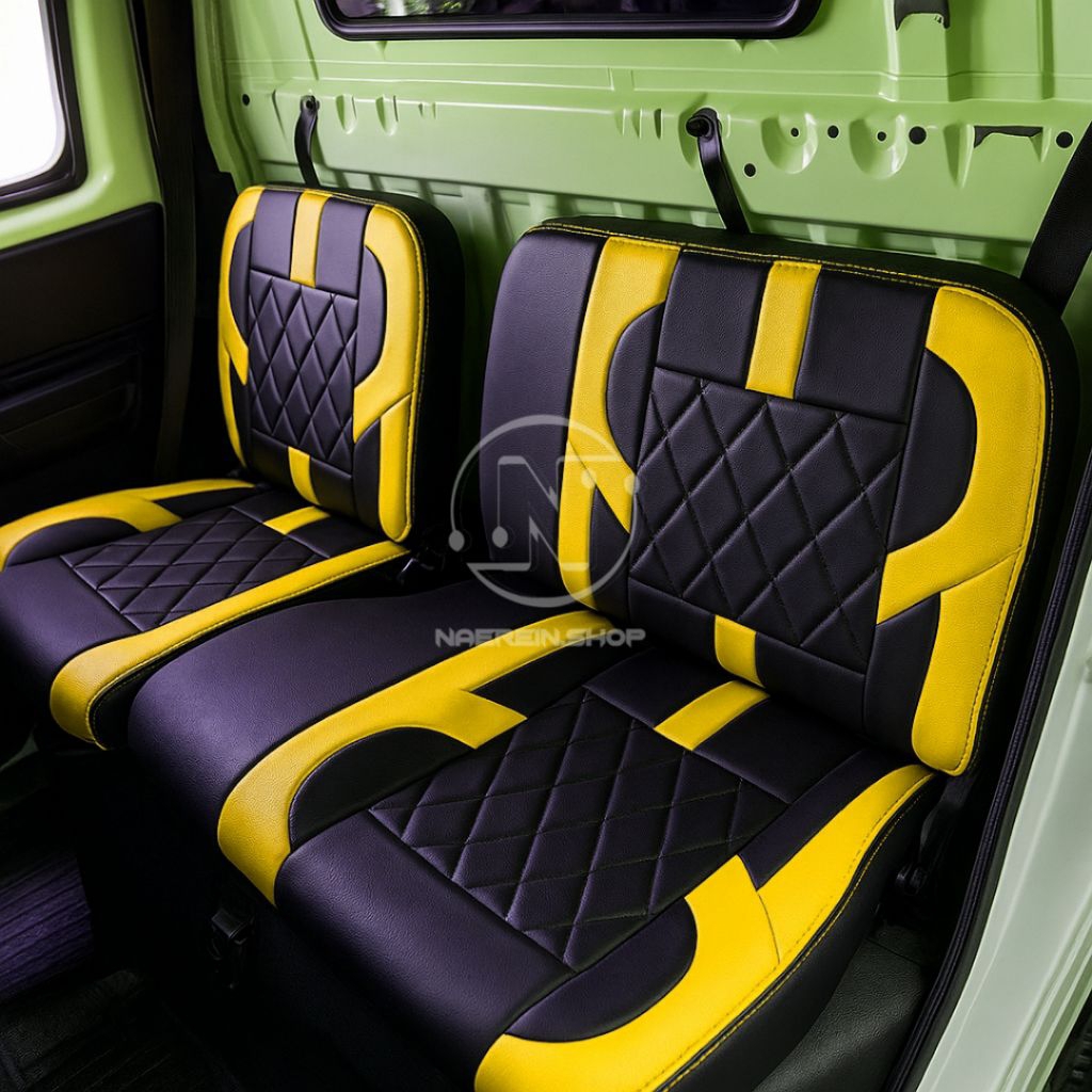 Sarung Jok Mobil/Cover Jok mobil Variasi M/F Bisa Untuk semua mobil Pick'up seperti Grandmax Baru 1,