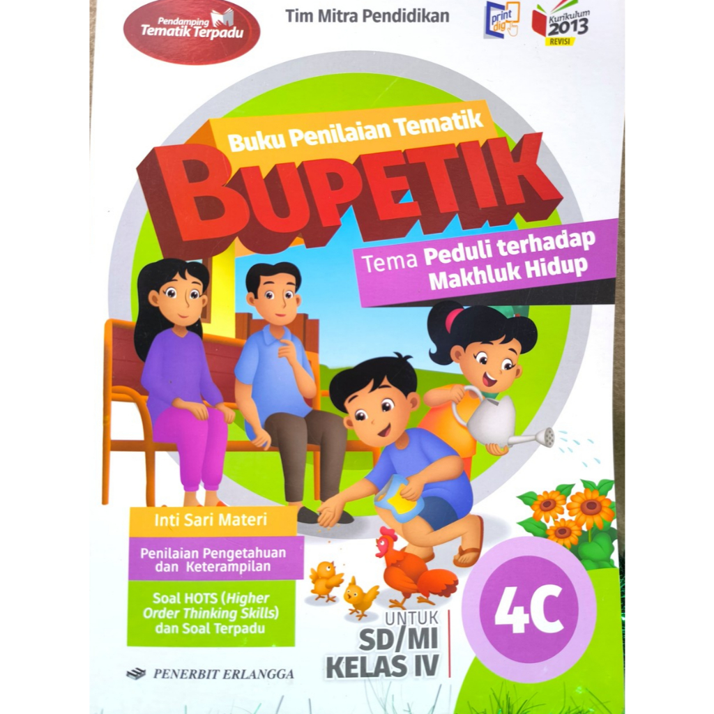 BUKU BUPETIK 4C 4D 4E 4F KELAS 4 Kurikulum 2013 REVISI