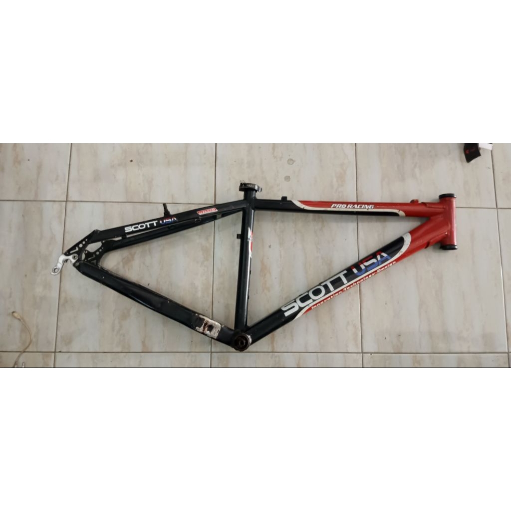 frame mtb 26 scott USA alloy polygon normal lecet pemakaian