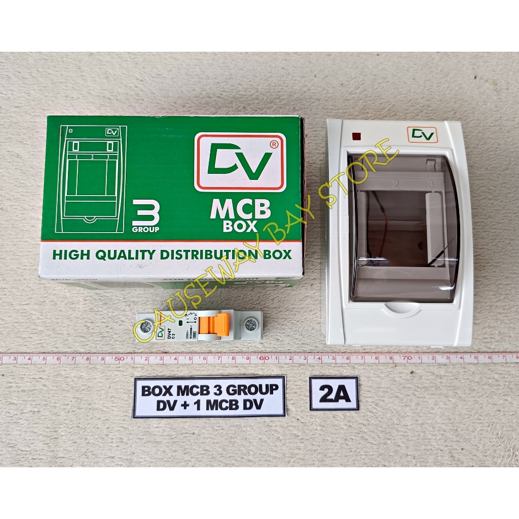 BOX MCB 3 GROUP DV + 1 MCB DV