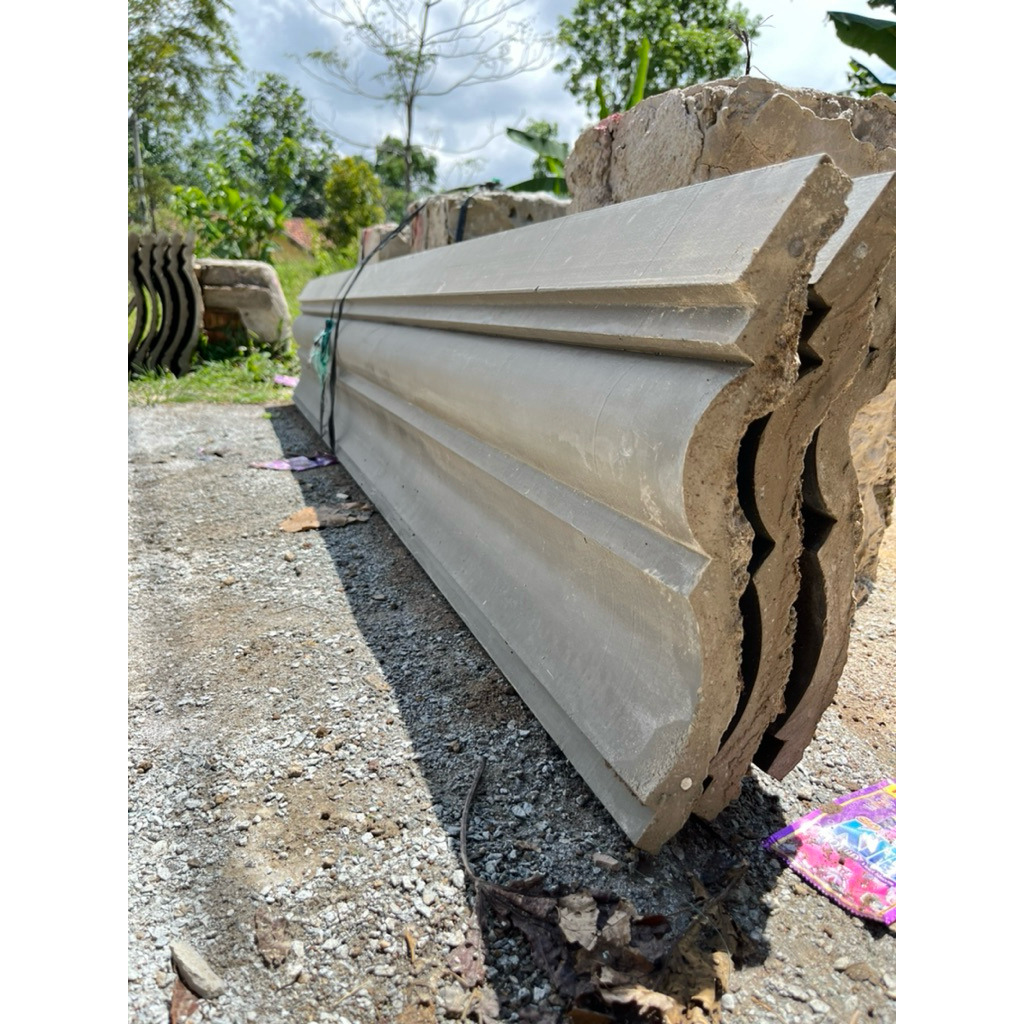 Lisplang profil beton ukuran 30cm