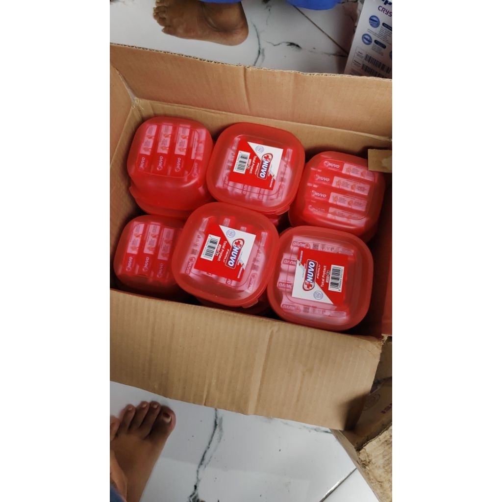 Sabun mandi nuvo family isi 4pcs free tepak