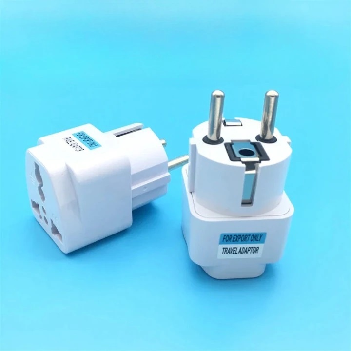 Over Steker Colokan 3 kaki Travel Adapter ke 2 Universal Sambungan charger Colokan 3 kaki