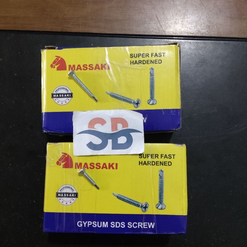 [ECERAN 25 pcs] Skrup gypsum SDS / Skrup gypsum dry wall / skrup gypsum SDS 1" 1½" Inch / sekrup fla