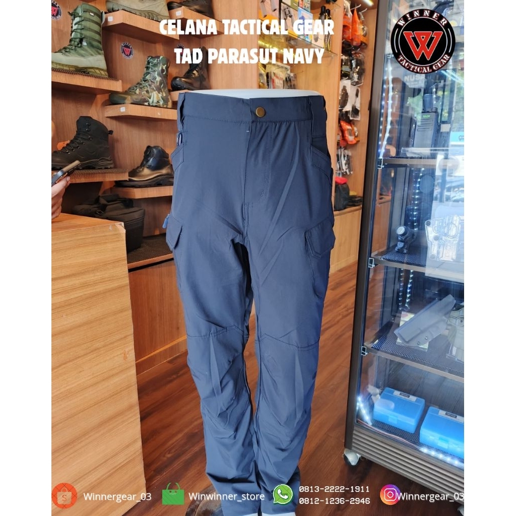 Celana Tactical gear tad parasut navy