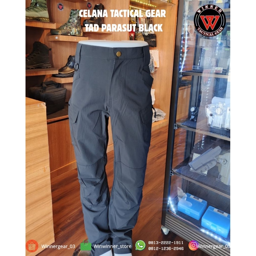 Celana Tactical Gear Tad Parasut Black