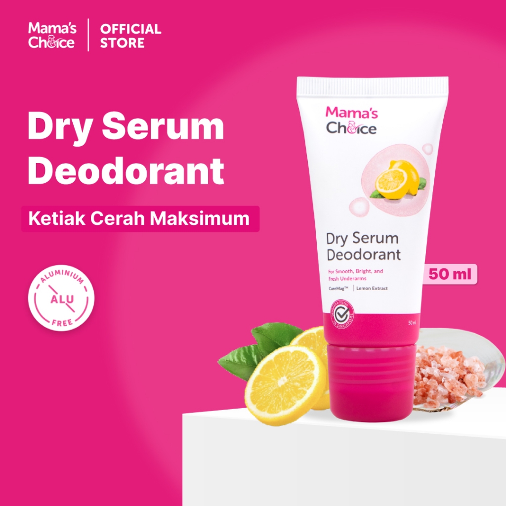 Deodoran Pencerah Ketiak - Dry Serum Deodorant Mama's Choice (Natural Deodorant Aman untuk Ibu hamil