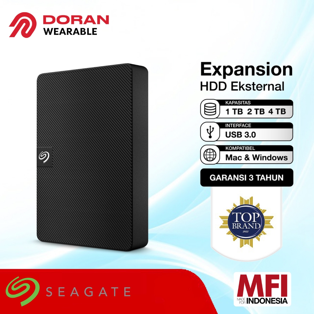 Seagate Expansion Hardisk Eksternal 1TB | 2TB | 4TB