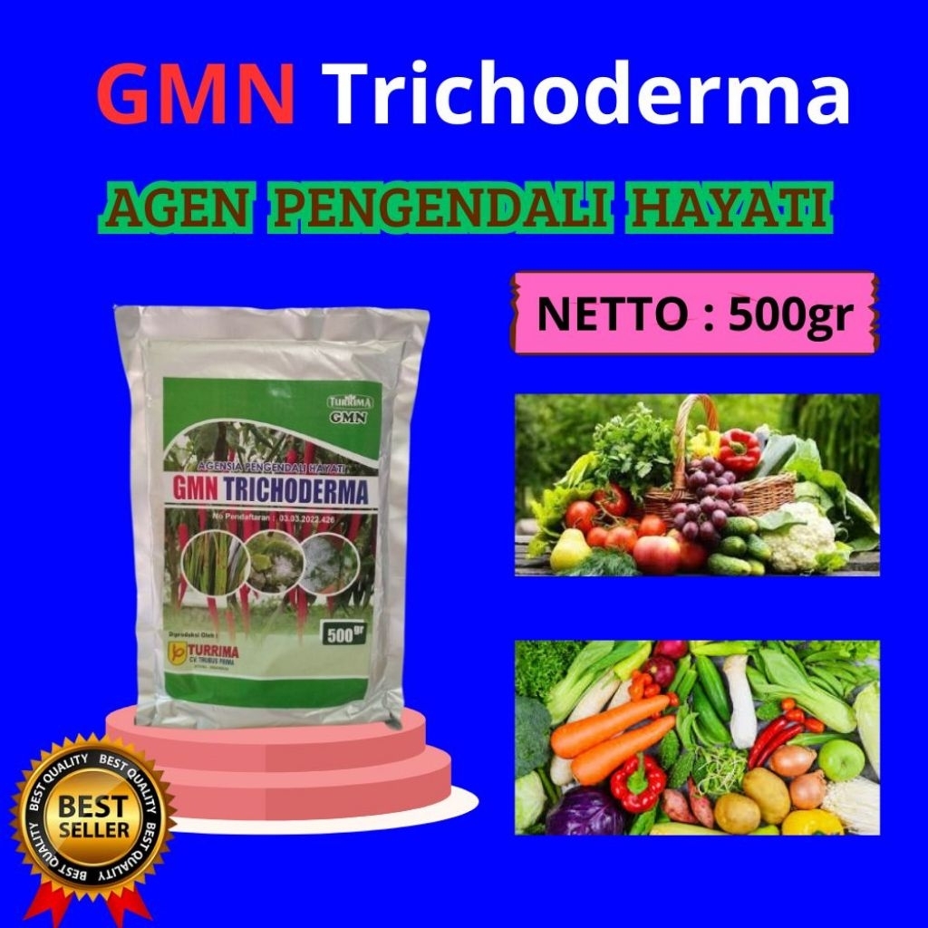 TERLARIS  Trichoderma Sp, Trichoderma Sebagai Biofertilizer Isi 500gram