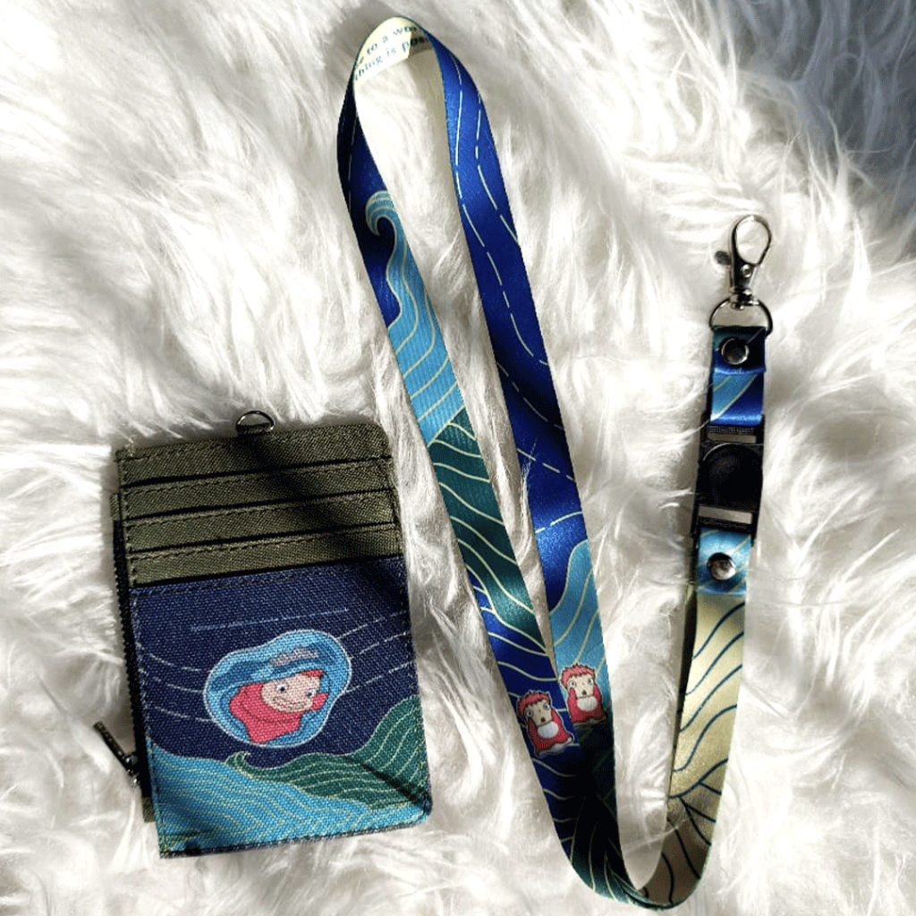 Tali Lanyard ID Tema Anime / Abstract | Ponyo Aranara Genshin Kaonashi