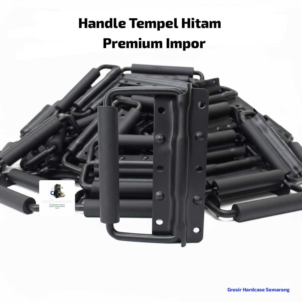 [Grosir Hardcase] HANDLE TEMPEL HITAM - HANDLE MIXER HARDCASE AUDIO IMPOR