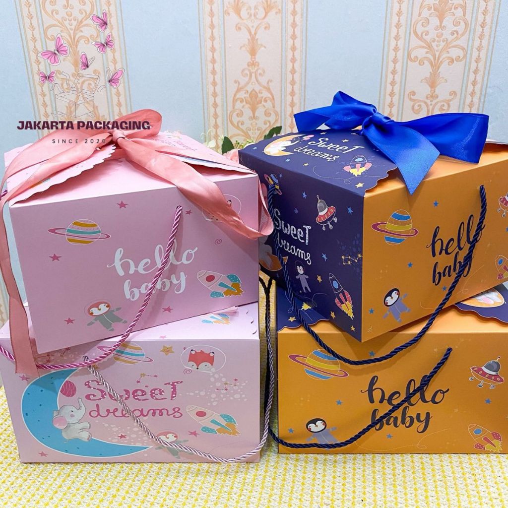Gift Box Pita Lucu Motif Kartun – Kotak Kado Sweet Dreams untuk Kado Spesial Jakartapacking  MN-2093