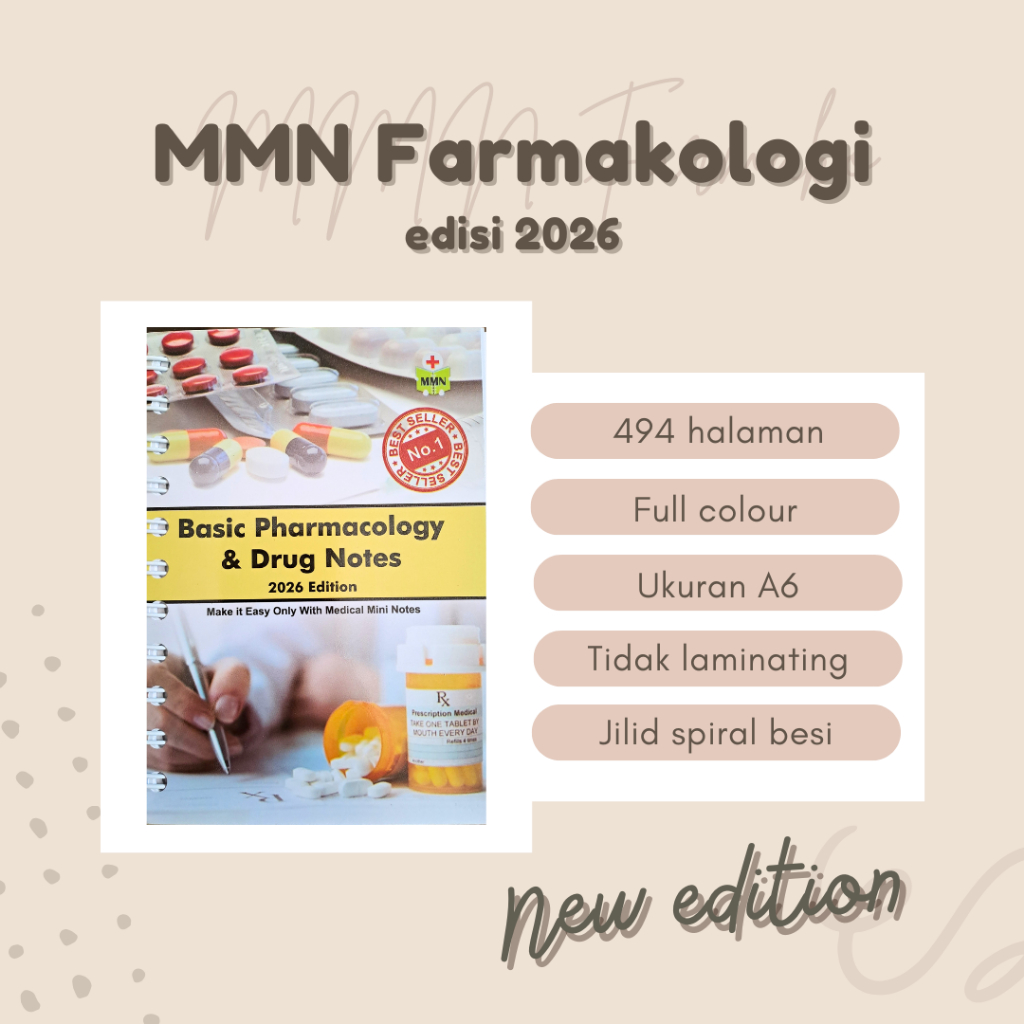 Medical Mini Notes Basic Pharmacology Drugs 2026 MMN farmakologi Buku Saku Kedokteran