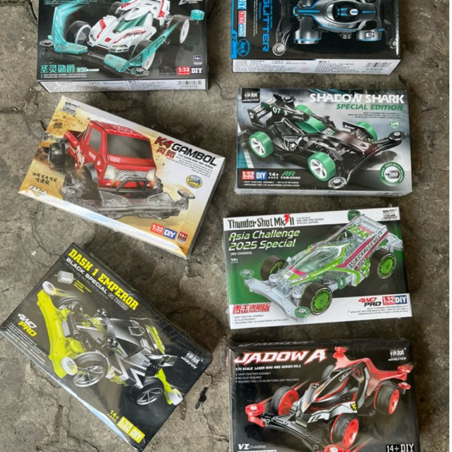 TAMIYA MINI 4WD MERK JIEPIN / TAMIYA JIEPIN ALL SERIES