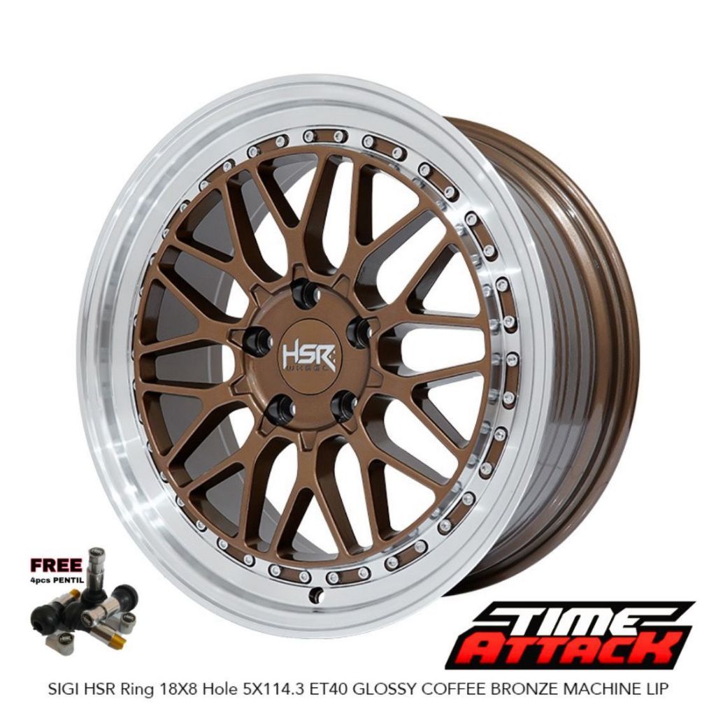 Velg Mobil HRV R18 HSR WHEEL Tipe SIGI Velg Hsr Ring 18