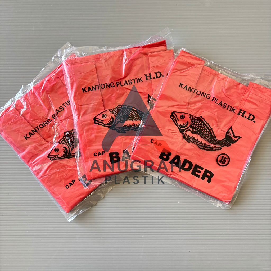 Anugrah Plastik Asoy Kresek Merah Bader Kecil | Kantong Plastik Bader