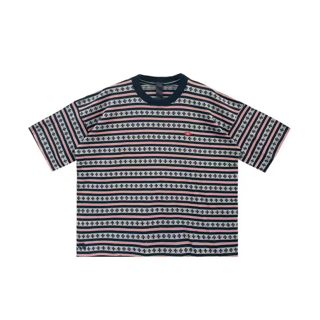 Matty Boy x Chrome Hearts ”teens From Mars“ Chompe Stripe Knit Shirt